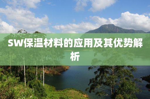 SW保温材料的应用及其优势解析