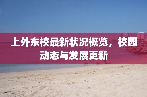 上外东校最新状况概览，校园动态与发展更新