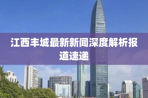 江西丰城最新新闻深度解析报道速递