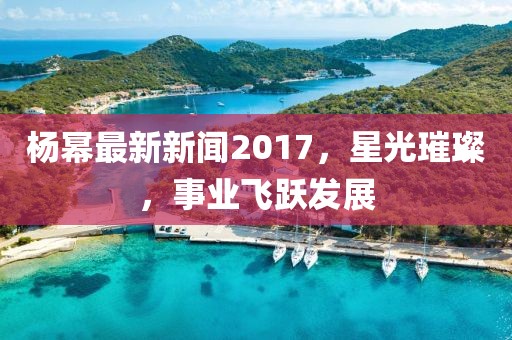 杨幂最新新闻2017，星光璀璨，事业飞跃发展