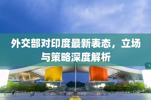 外交部对印度最新表态，立场与策略深度解析