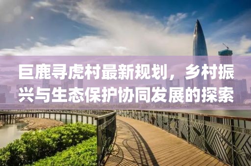 巨鹿寻虎村最新规划，乡村振兴与生态保护协同发展的探索