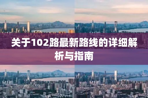关于102路最新路线的详细解析与指南