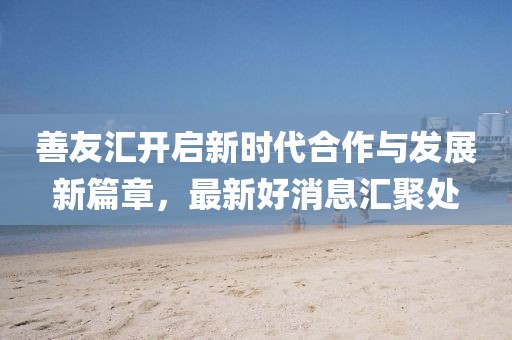 善友汇开启新时代合作与发展新篇章，最新好消息汇聚处
