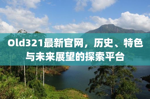 Old321最新官网，历史、特色与未来展望的探索平台