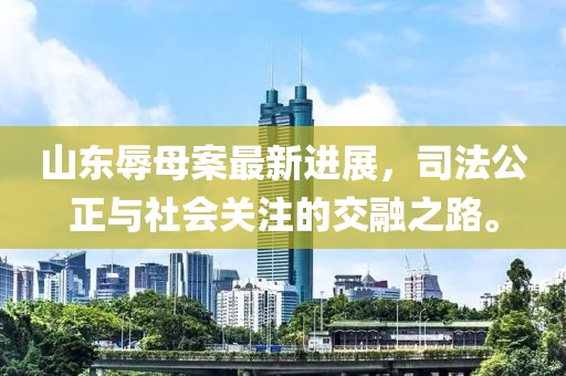 山东辱母案最新进展，司法公正与社会关注的交融之路。