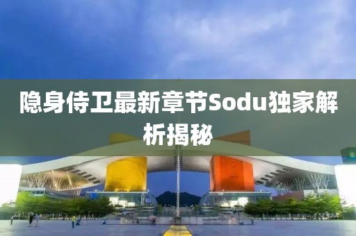 隐身侍卫最新章节Sodu独家解析揭秘