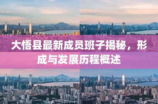 大悟县最新成员班子揭秘，形成与发展历程概述