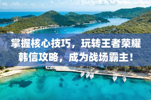 掌握核心技巧，玩转王者荣耀韩信攻略，成为战场霸主！