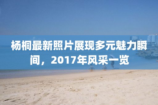 杨桐最新照片展现多元魅力瞬间，2017年风采一览