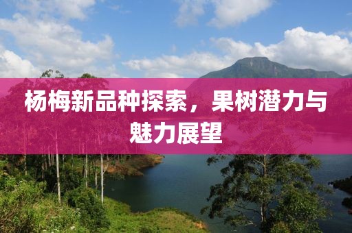 杨梅新品种探索，果树潜力与魅力展望