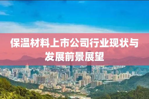 保温材料上市公司行业现状与发展前景展望