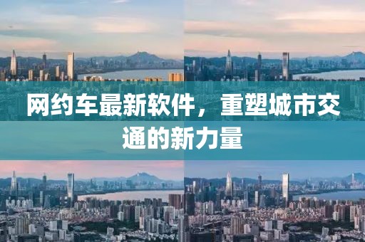 网约车最新软件，重塑城市交通的新力量