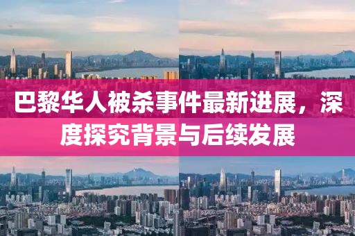 巴黎华人被杀事件最新进展，深度探究背景与后续发展