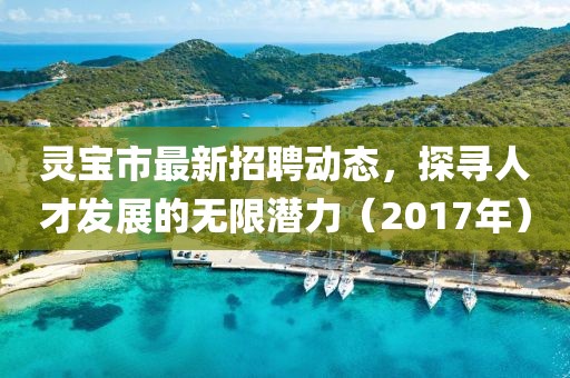 灵宝市最新招聘动态，探寻人才发展的无限潜力（2017年）