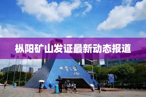 枞阳矿山发证最新动态报道