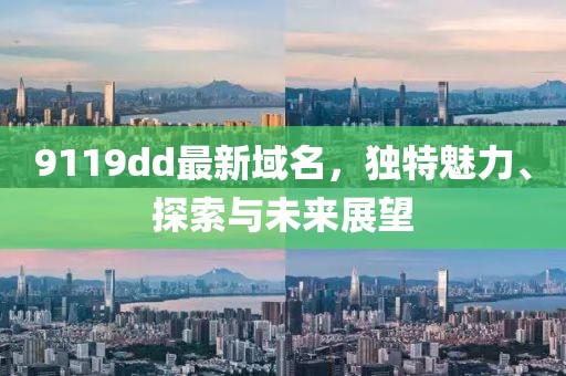 9119dd最新域名，独特魅力、探索与未来展望
