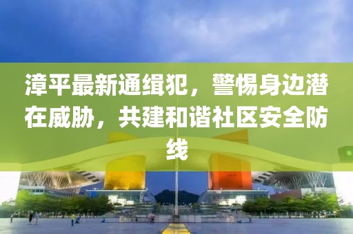 漳平最新通缉犯，警惕身边潜在威胁，共建和谐社区安全防线