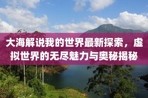 大海解说我的世界最新探索，虚拟世界的无尽魅力与奥秘揭秘