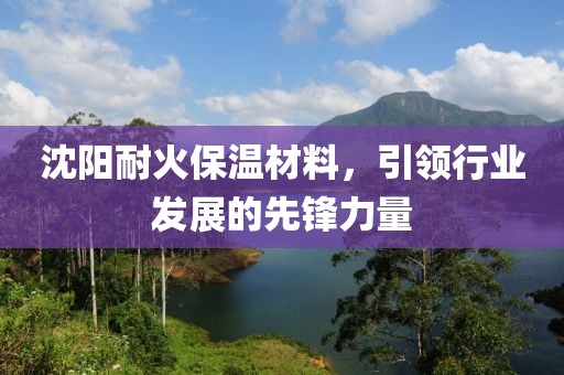 沈阳耐火保温材料，引领行业发展的先锋力量