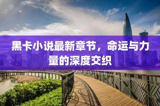 黑卡小说最新章节，命运与力量的深度交织