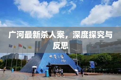 广河最新杀人案，深度探究与反思