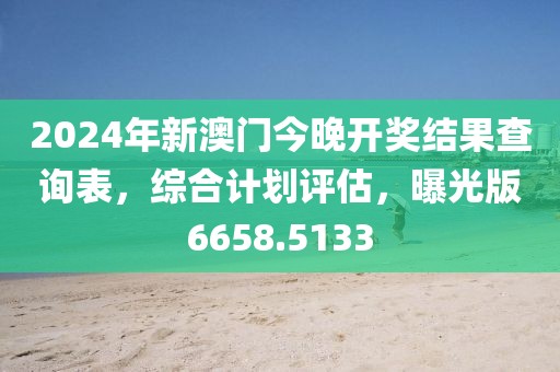 2024年新澳门今晚开奖结果查询表，综合计划评估，曝光版6658.5133