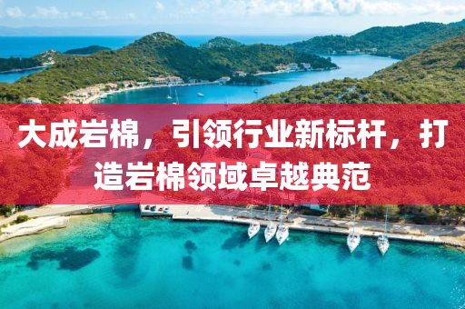 大成岩棉，引领行业新标杆，打造岩棉领域卓越典范