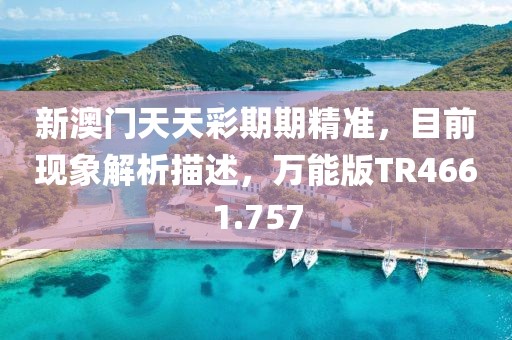 新澳门天天彩期期精准，目前现象解析描述，万能版TR4661.757
