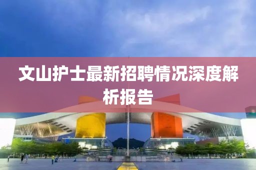 文山护士最新招聘情况深度解析报告