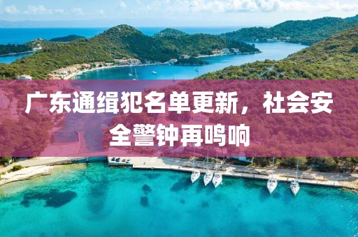 广东通缉犯名单更新，社会安全警钟再鸣响