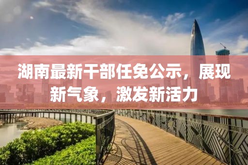 湖南最新干部任免公示，展现新气象，激发新活力