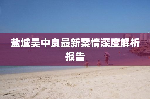 盐城吴中良最新案情深度解析报告