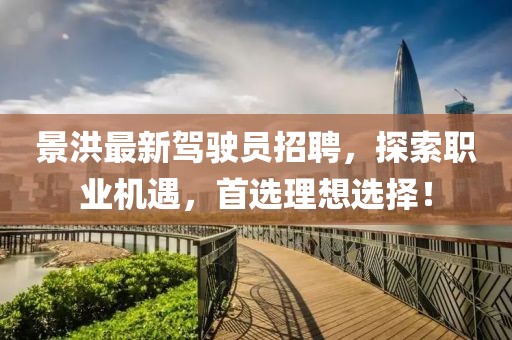 景洪最新驾驶员招聘，探索职业机遇，首选理想选择！