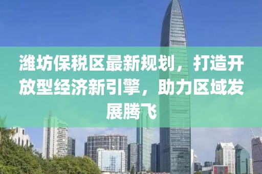 潍坊保税区最新规划，打造开放型经济新引擎，助力区域发展腾飞