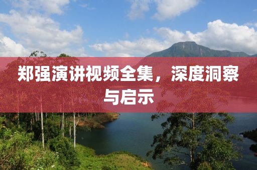 郑强演讲视频全集，深度洞察与启示