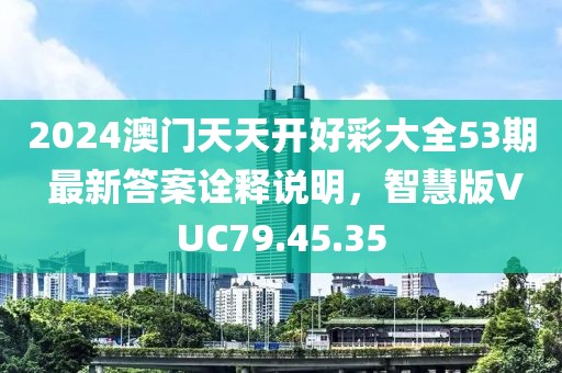 2024澳门天天开好彩大全53期 最新答案诠释说明，智慧版VUC79.45.35