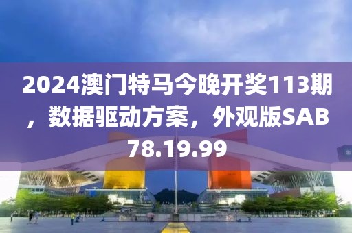 2024澳门特马今晚开奖113期，数据驱动方案，外观版SAB78.19.99