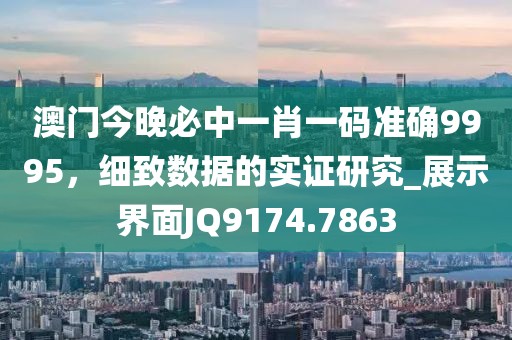 澳门今晚必中一肖一码准确9995，细致数据的实证研究_展示界面JQ9174.7863
