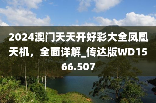 2024澳门天天开好彩大全凤凰天机，全面详解_传达版WD1566.507