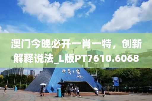 澳门今晚必开一肖一特，创新解释说法_L版PT7610.6068