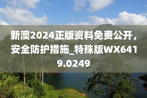 新澳2024正版资料免费公开，安全防护措施_特殊版WX6419.0249