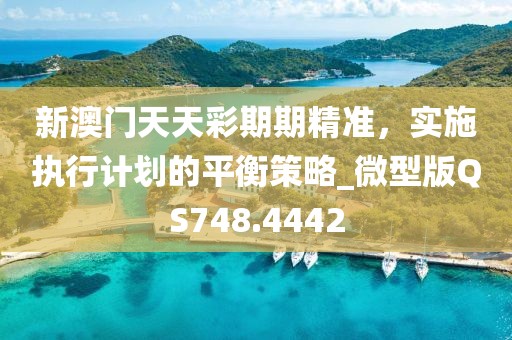 新澳门天天彩期期精准，实施执行计划的平衡策略_微型版QS748.4442