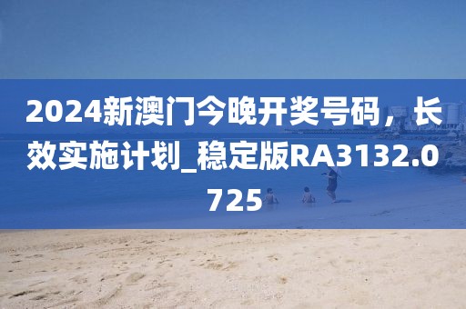 2024新澳门今晚开奖号码，长效实施计划_稳定版RA3132.0725
