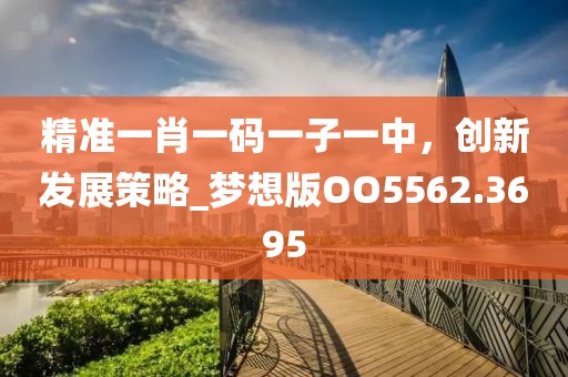 精准一肖一码一子一中，创新发展策略_梦想版OO5562.3695