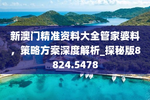 新澳门精准资料大全管家婆料，策略方案深度解析_探秘版8824.5478