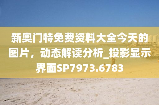 新奥门特免费资料大全今天的图片，动态解读分析_投影显示界面SP7973.6783