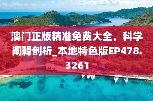 澳门正版精准免费大全，科学阐释剖析_本地特色版EP478.3261