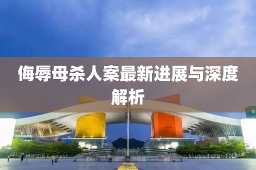 侮辱母杀人案最新进展与深度解析