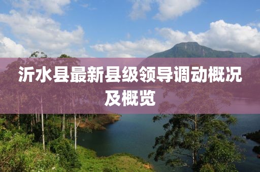 沂水县最新县级领导调动概况及概览